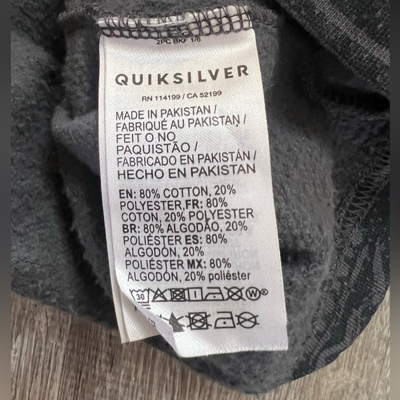 Quiksilver Heritage Printed Crew Sweatshirt Large - Picture 5 of 7